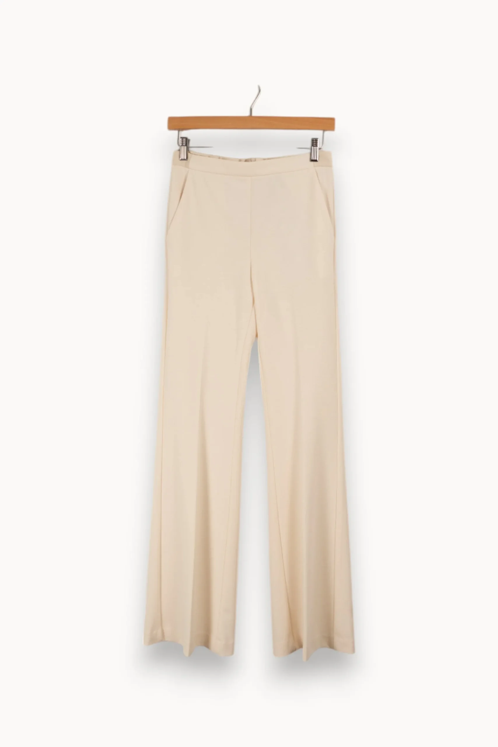 Best Imperial Pantalon cassé élastiqué - Taille S/36 Blanc