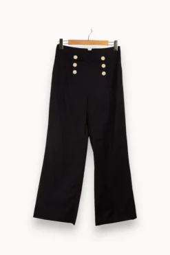 Sale Caroll Pantalon à boutons - Taille M/38 Bleu