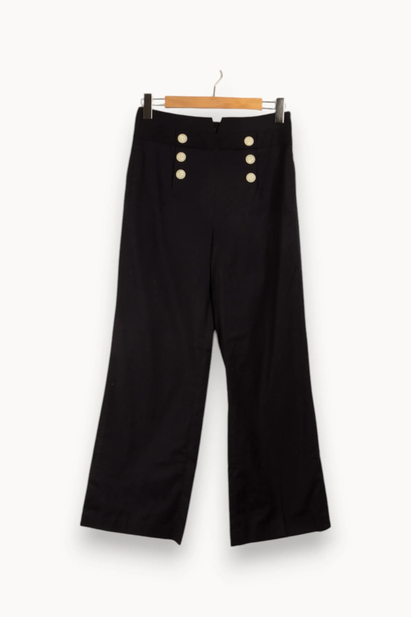 Sale Caroll Pantalon à boutons - Taille M/38 Bleu