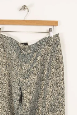 Outlet One Step Pantalon à motifs - Taille XL/42 Bleu