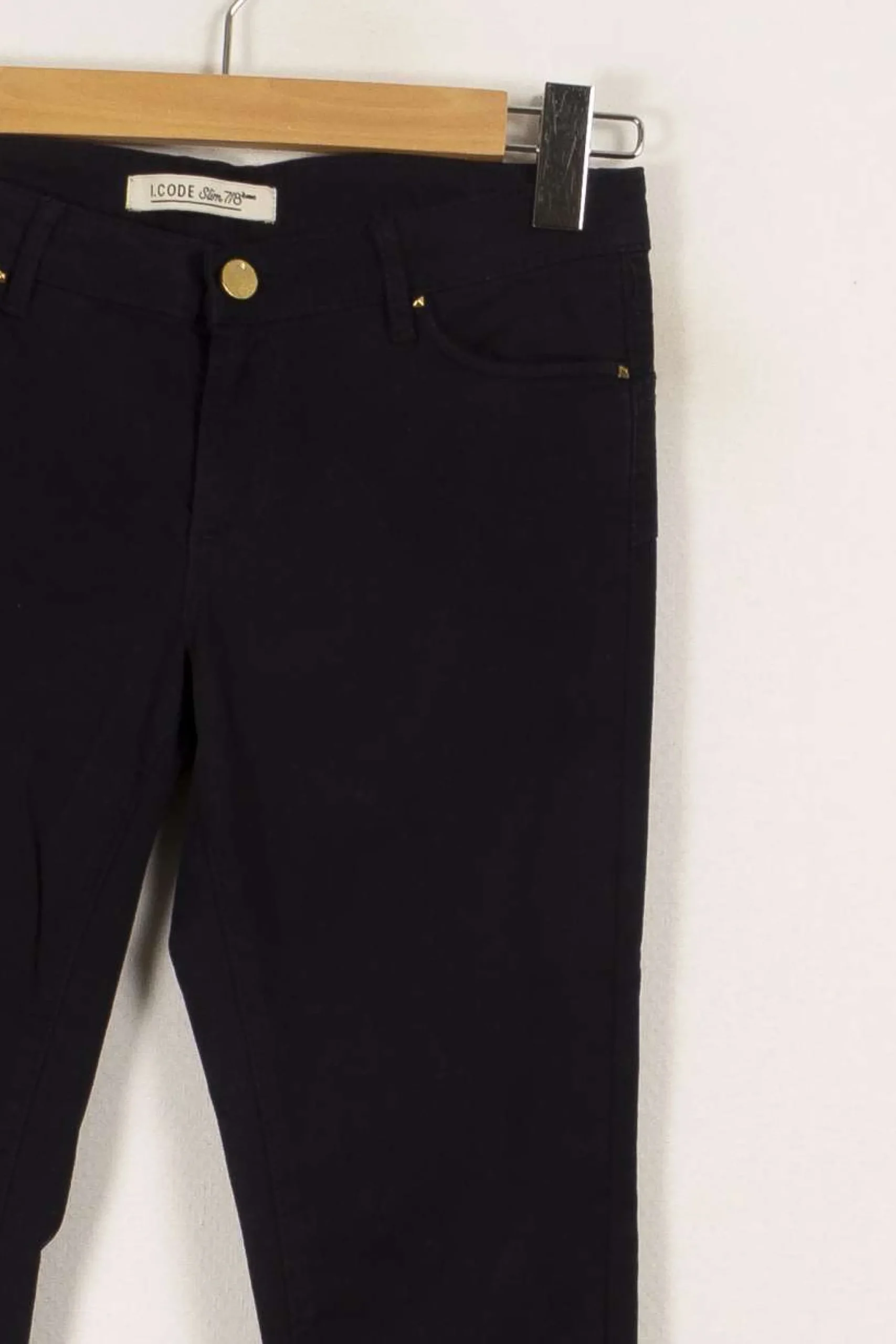 Shop I.Code Pantalon foncé - Taille XS/34 Bleu