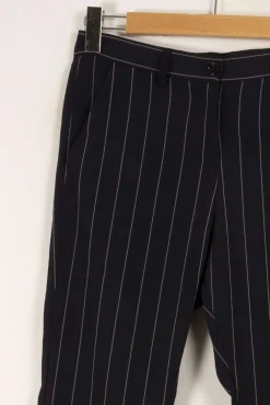 Best Imperial Pantalon rayé - Taille S/36 Bleu