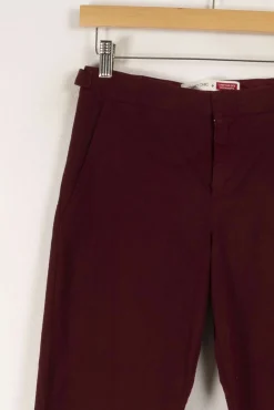 Fashion Comptoir des Cotonniers Pantalon - Taille XS/34 Bordeaux