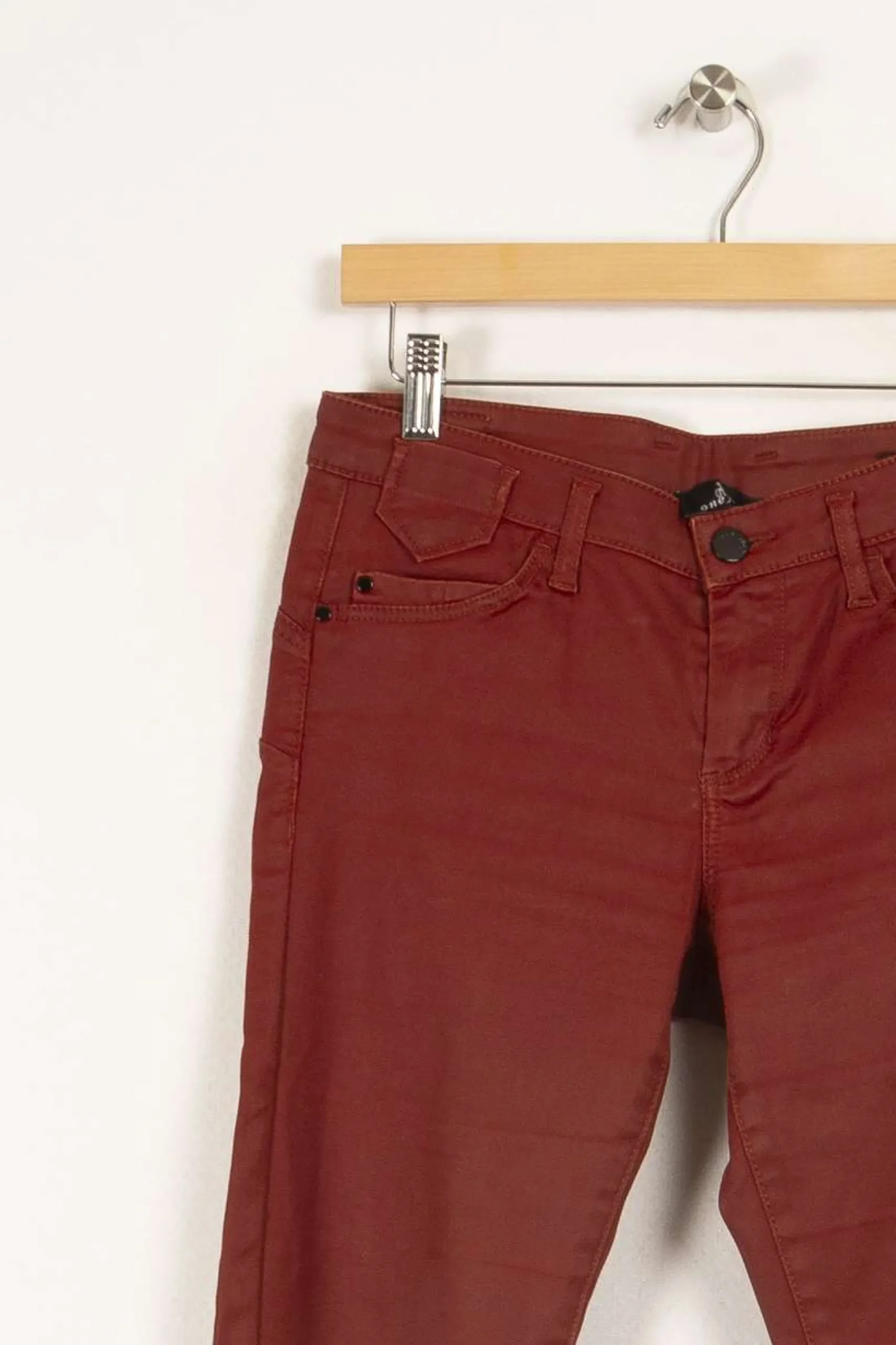 Best One Step Pantalon - Taille M/38 Bordeaux