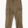 Hot IKKS Pantalon cargo - Taille M/38 Vert