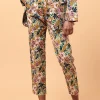 Best La Fée Maraboutée Pantalon cigarette imprimé - S/36 Multicolore