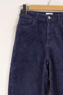 Fashion Labdip Pantalon côtelé - Taille M/38 Bleu