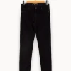 Shop Vanessa Bruno Pantalon côtelé foncé - Taille M/38 Bleu