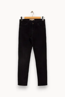 Shop Vanessa Bruno Pantalon côtelé foncé - Taille M/38 Bleu