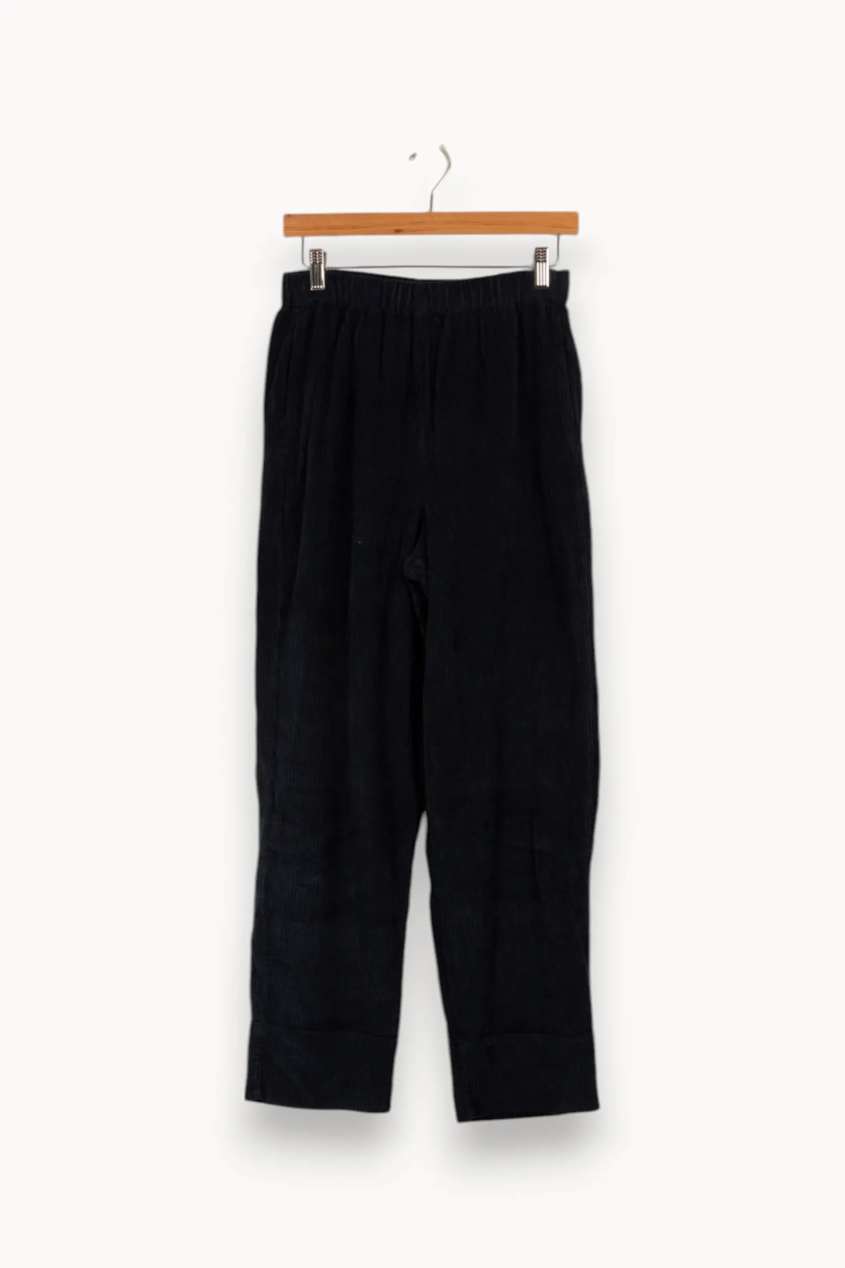Cheap American Vintage Pantalon côtelé foncé - Taille XS/34 Bleu