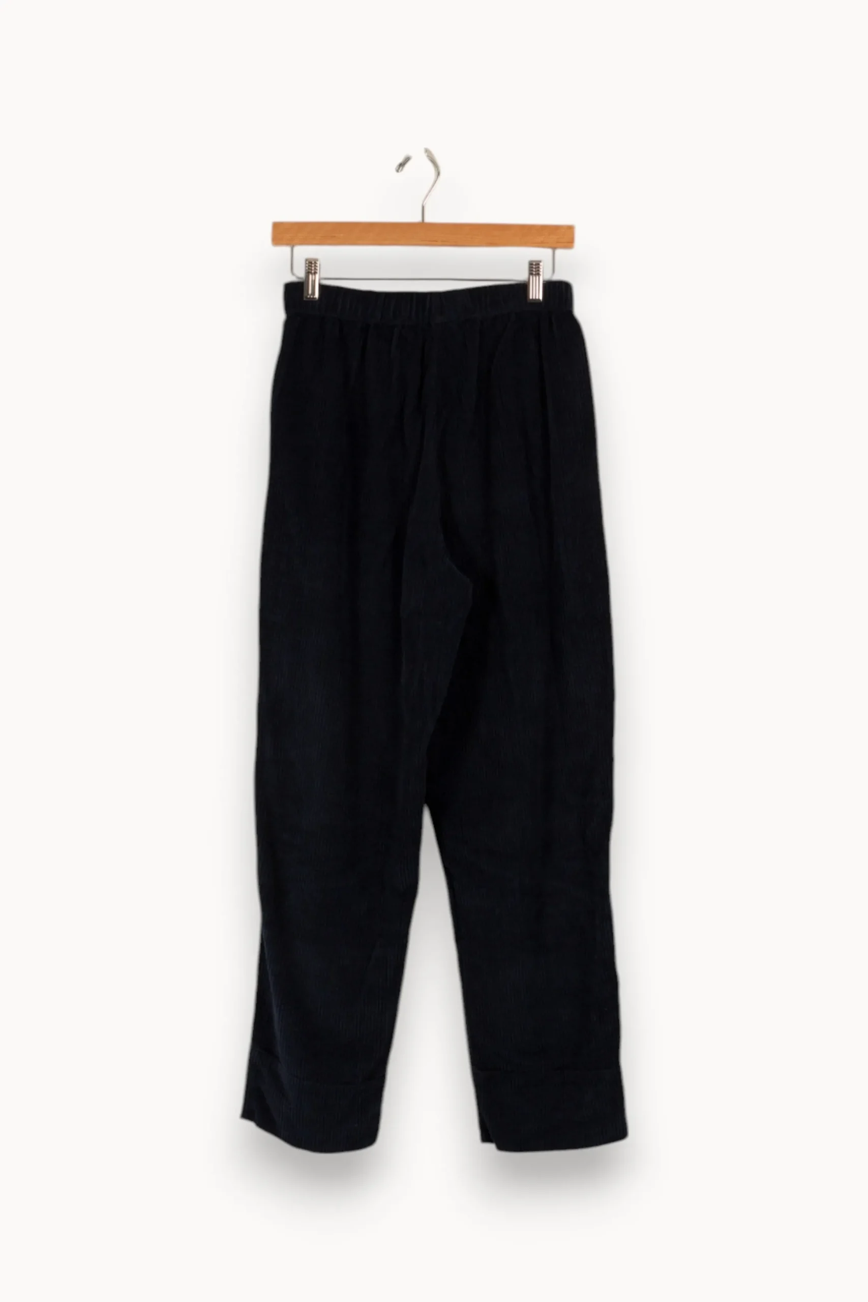 Cheap American Vintage Pantalon côtelé foncé - Taille XS/34 Bleu
