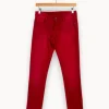 Sale Comptoir des Cotonniers Pantalon côtelé - Taille S/36 Rouge