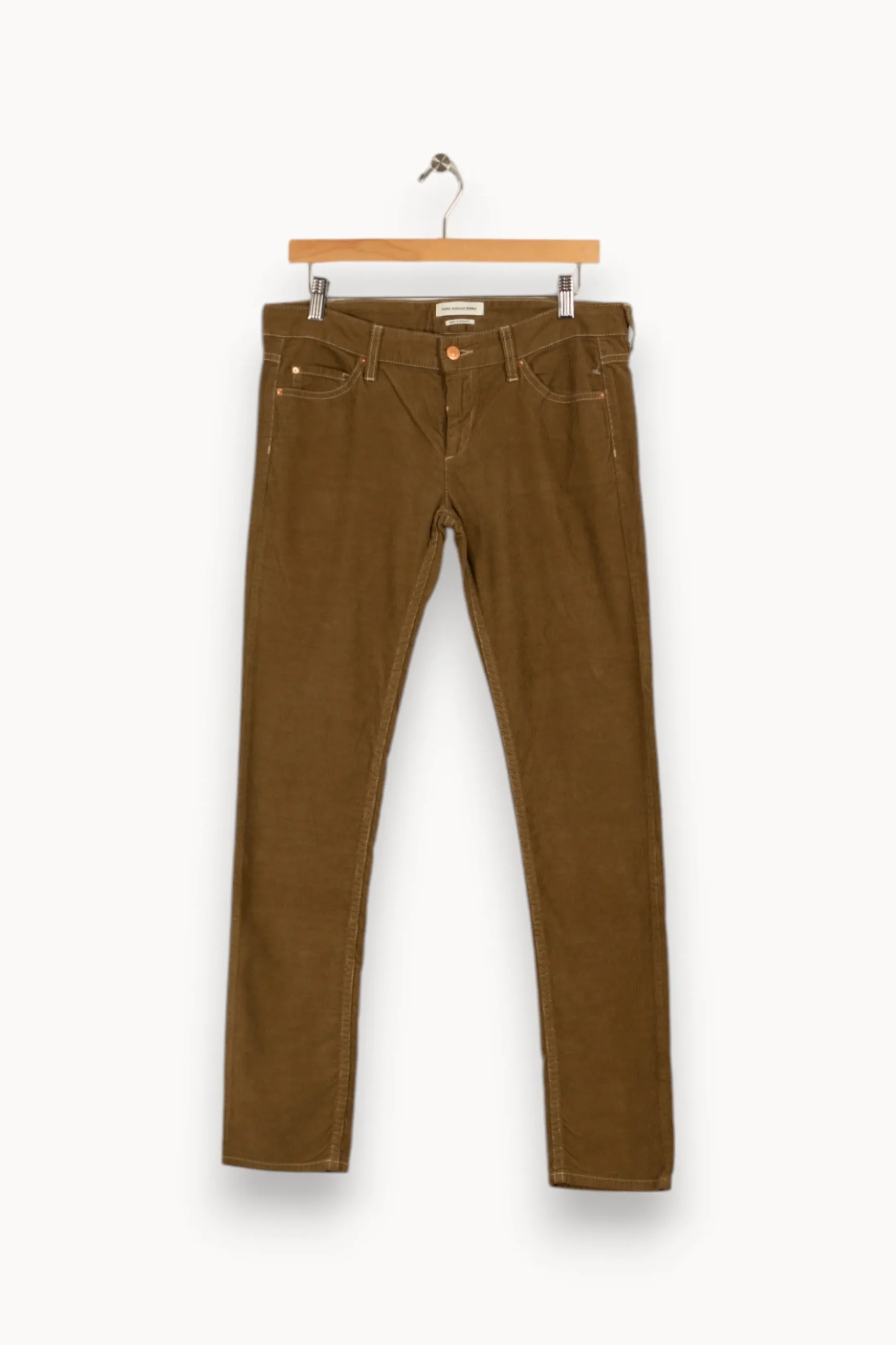 Discount Isabel Marant étoile Pantalon côtelé - Taille L/40 Vert
