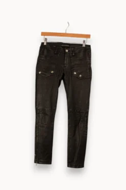 Sale Zadig&Voltaire Pantalon en cuir - Taille S/36 Noir