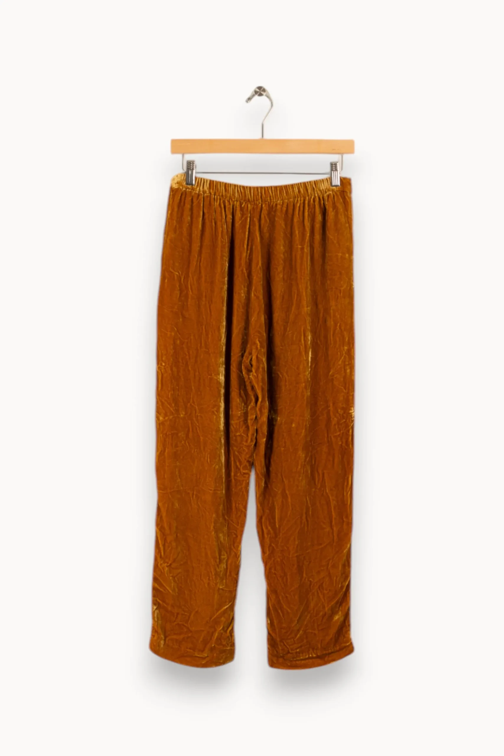 Store Mes Demoiselles Paris Pantalon en velours doré - Taille L/40 Orange