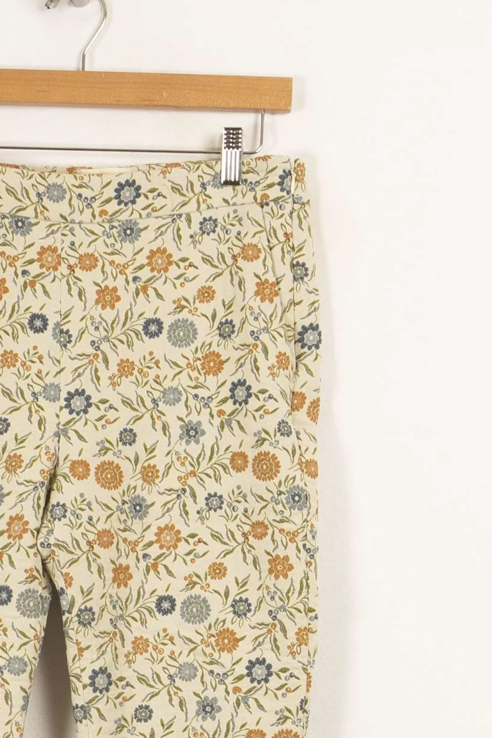 Online Sézane Pantalon fleuri - Taille M/38 Multicolore