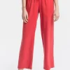 Shop La Fée Maraboutée Pantalon fluide coquelicot - S/36 Rouge