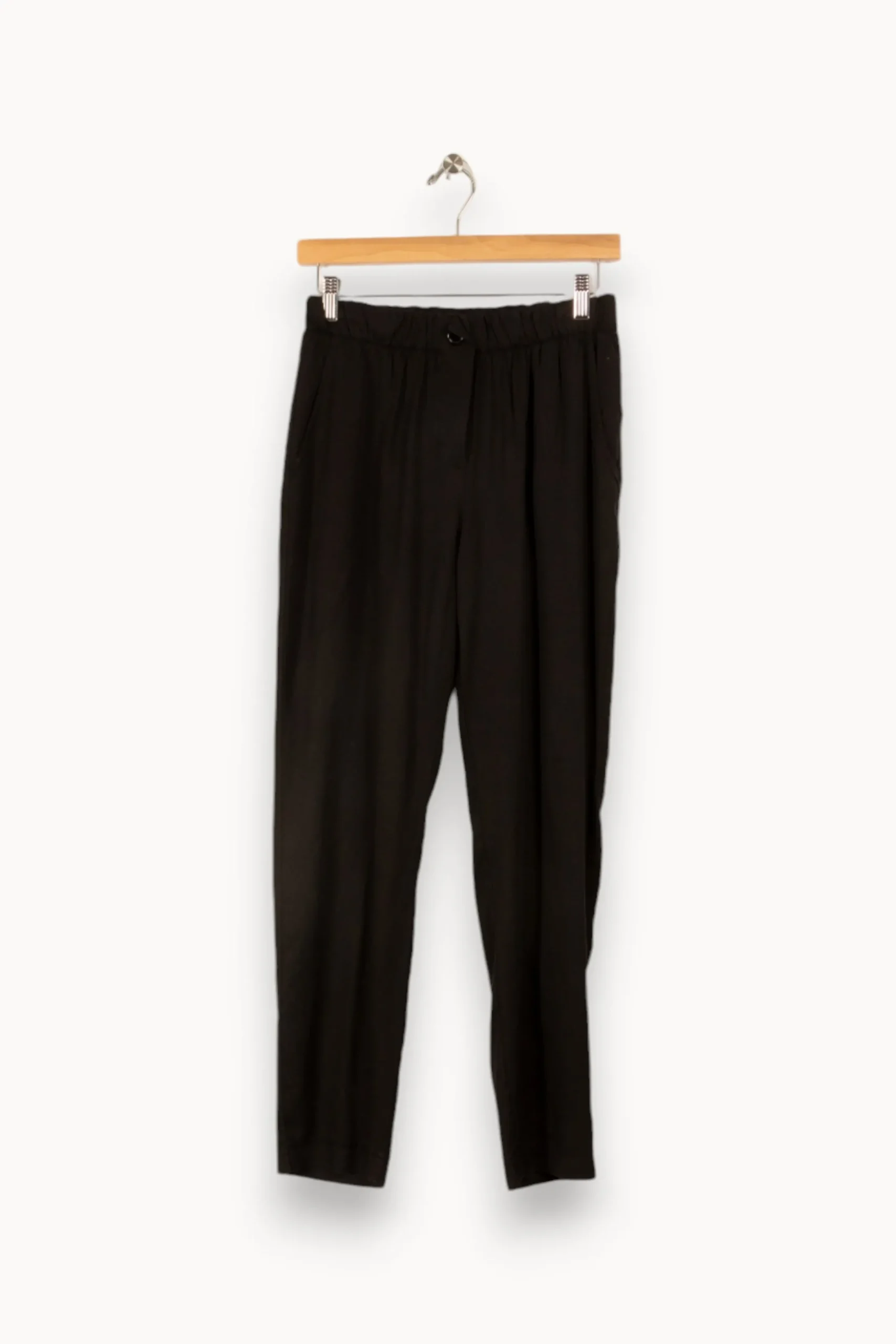 Flash Sale La Fée Maraboutée Pantalon fluide en lyocell - M/38 Noir