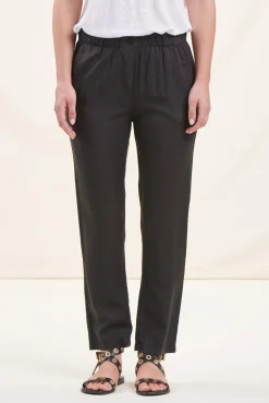 Best Sale La Fée Maraboutée Pantalon fluide en lyocell - M/38 Vert