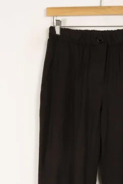 Flash Sale La Fée Maraboutée Pantalon fluide en lyocell - M/38 Noir