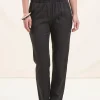 Flash Sale La Fée Maraboutée Pantalon fluide orange en lyocell - M/38 Rouge