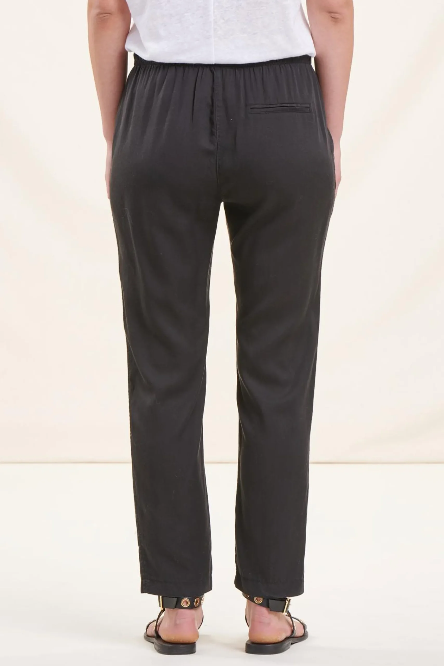 Flash Sale La Fée Maraboutée Pantalon fluide orange en lyocell - M/38 Rouge