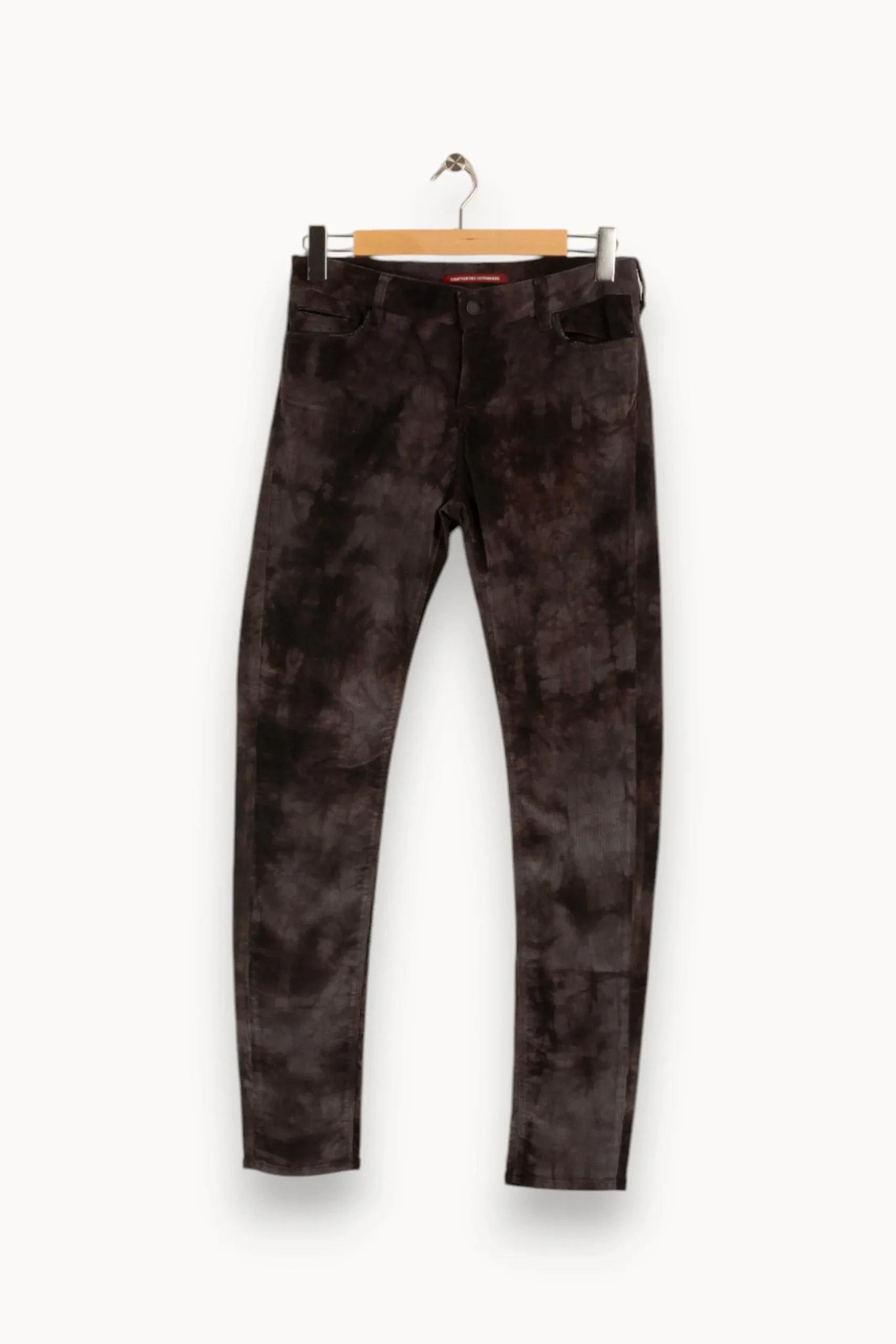Store Comptoir des Cotonniers Pantalon Gris - Taille L/40 Noir