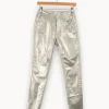 Fashion La Petite Etoile Pantalon argenté - Taille M/38 Gris