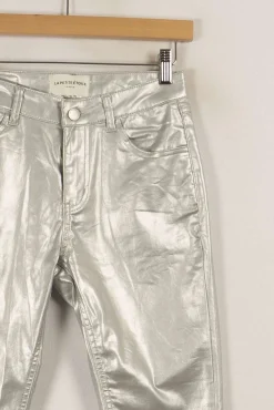 Fashion La Petite Etoile Pantalon argenté - Taille M/38 Gris