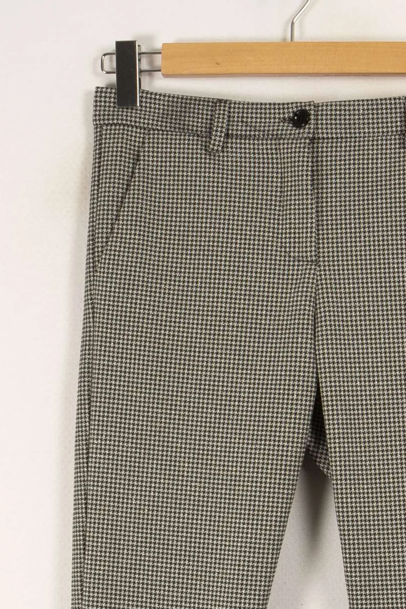 Cheap Imperial Pantalon et noir à carreaux - Taille S/36 Gris