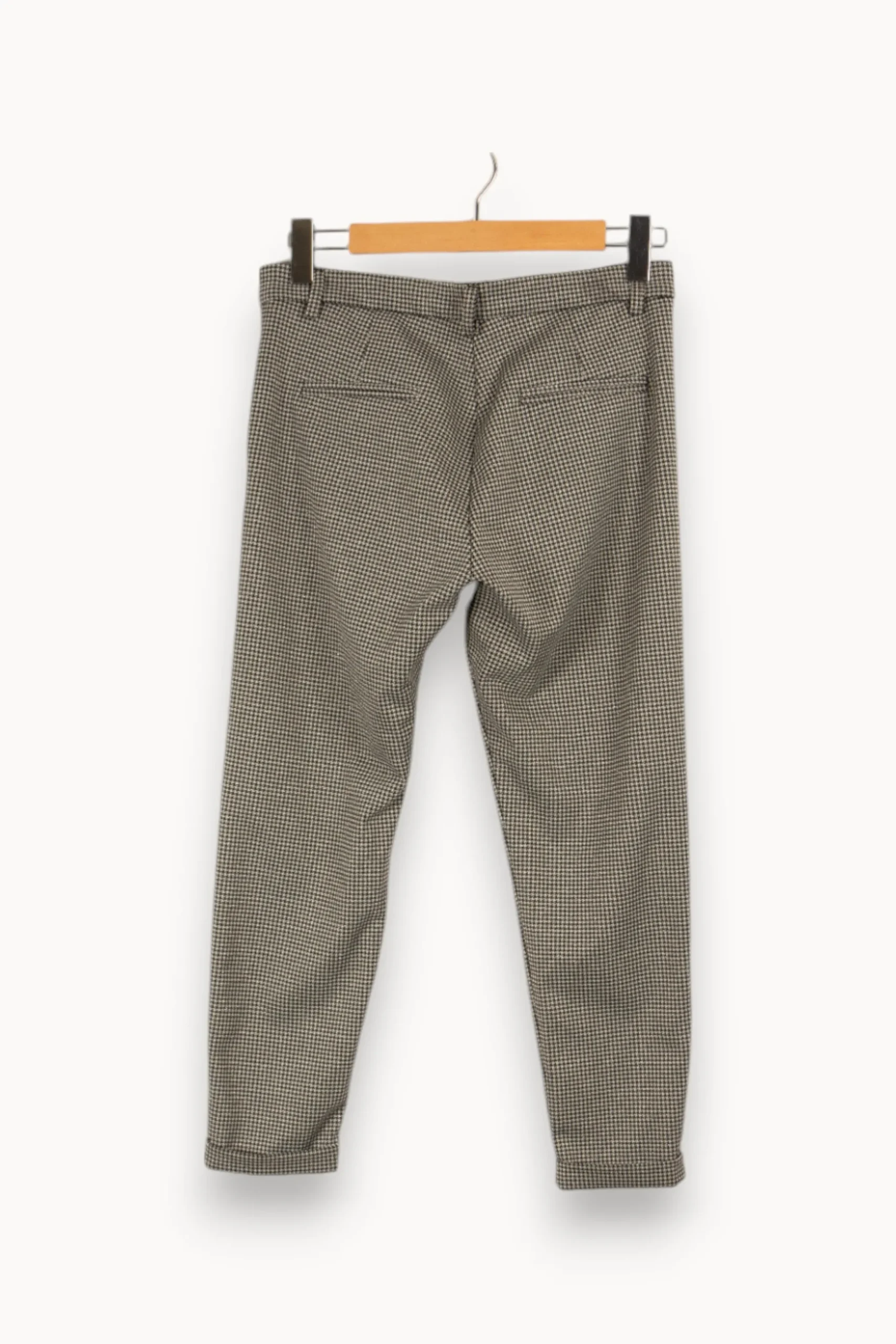 Cheap Imperial Pantalon et noir à carreaux - Taille S/36 Gris