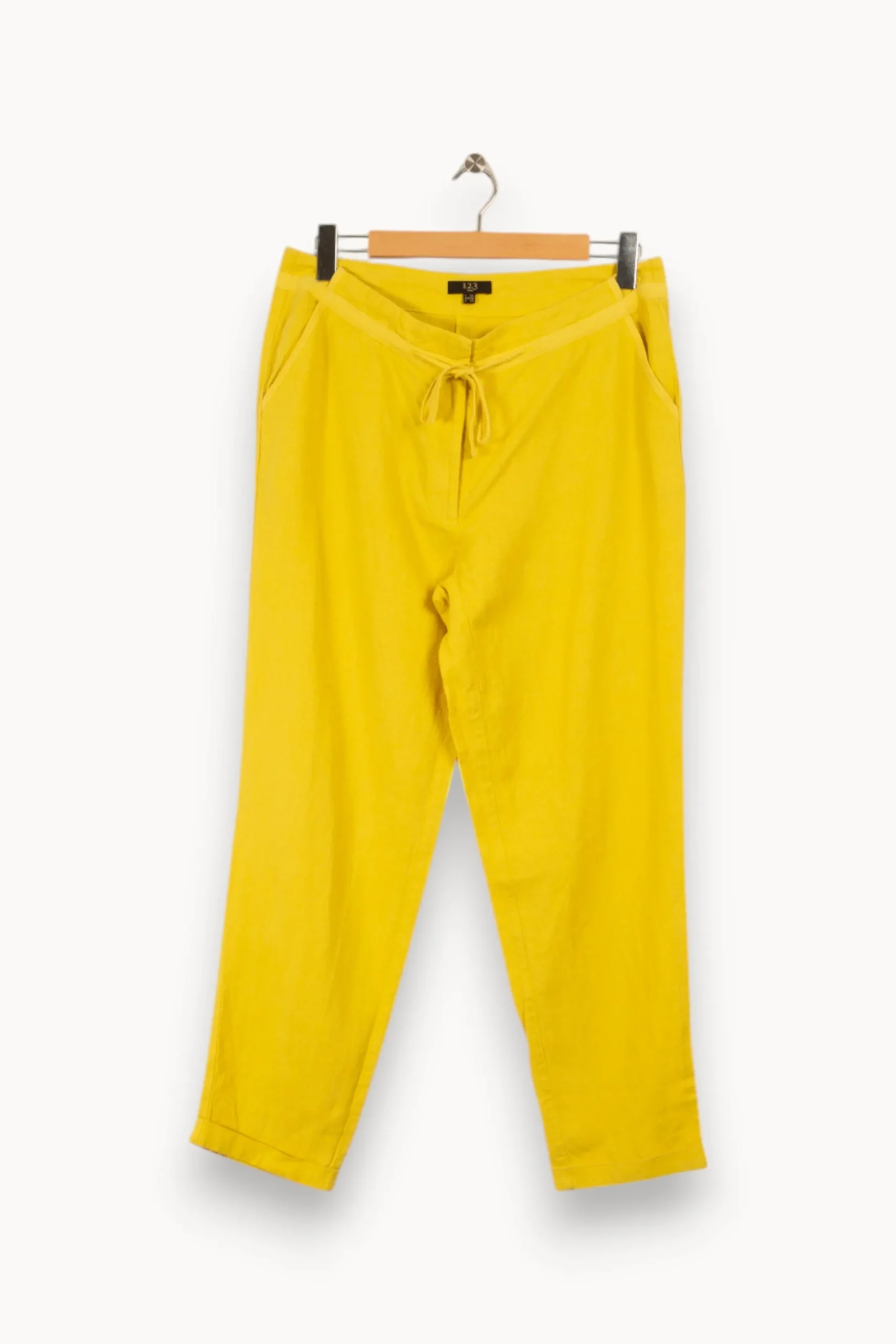 Fashion Maison 123 Pantalon - Taille XL/42 Jaune