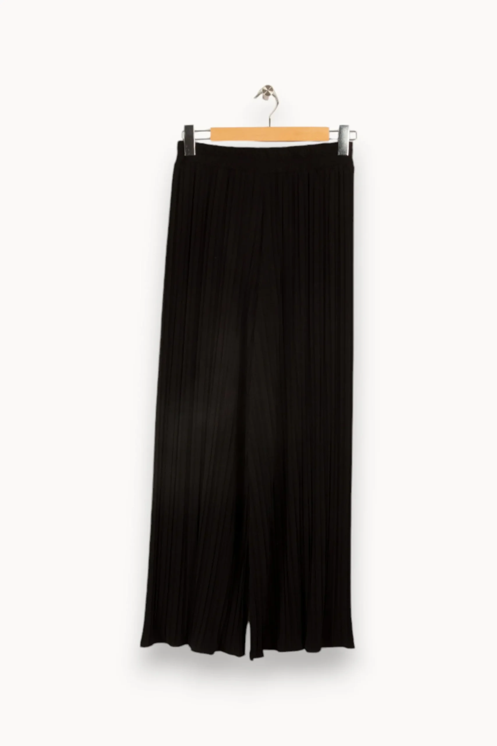 Cheap La Fée Maraboutée Pantalon jersey plissé - S/36 Noir
