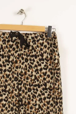 Discount La Fée Maraboutée Pantalon léopard - Taille S/36 Multicolore