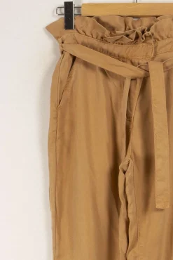 Outlet Marie Sixtine Pantalon clair - Taille S/36 Marron