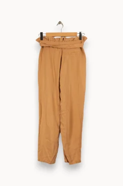 Outlet Marie Sixtine Pantalon clair - Taille S/36 Marron