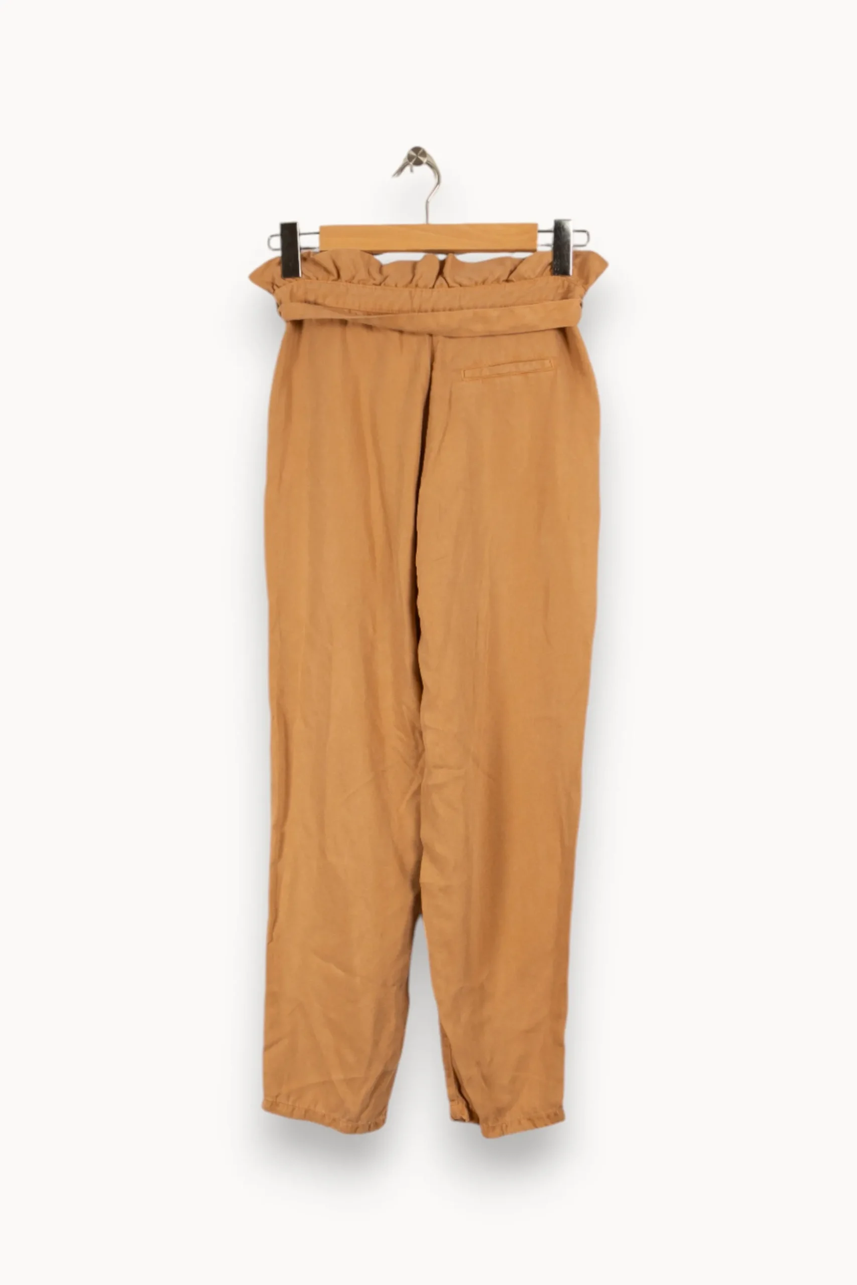 Outlet Marie Sixtine Pantalon clair - Taille S/36 Marron