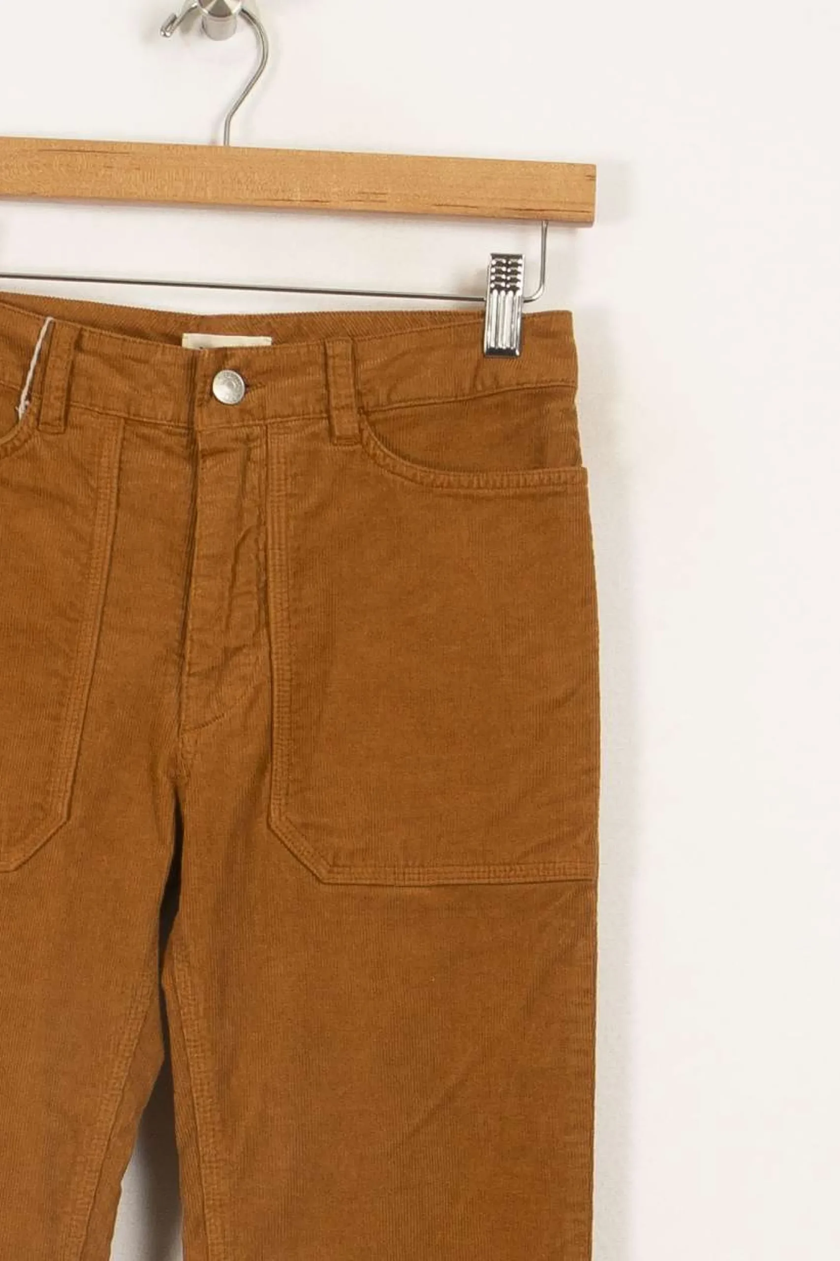 Outlet Zadig&Voltaire Pantalon côtelé - Taille XS/34 Marron