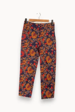 New La Fée Maraboutée Pantalon à motifs - Taille S/36 Multicolore