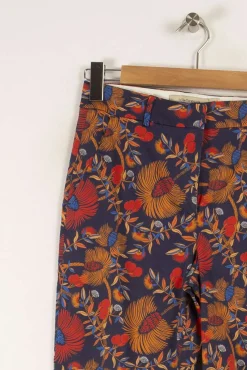 New La Fée Maraboutée Pantalon à motifs - Taille S/36 Multicolore