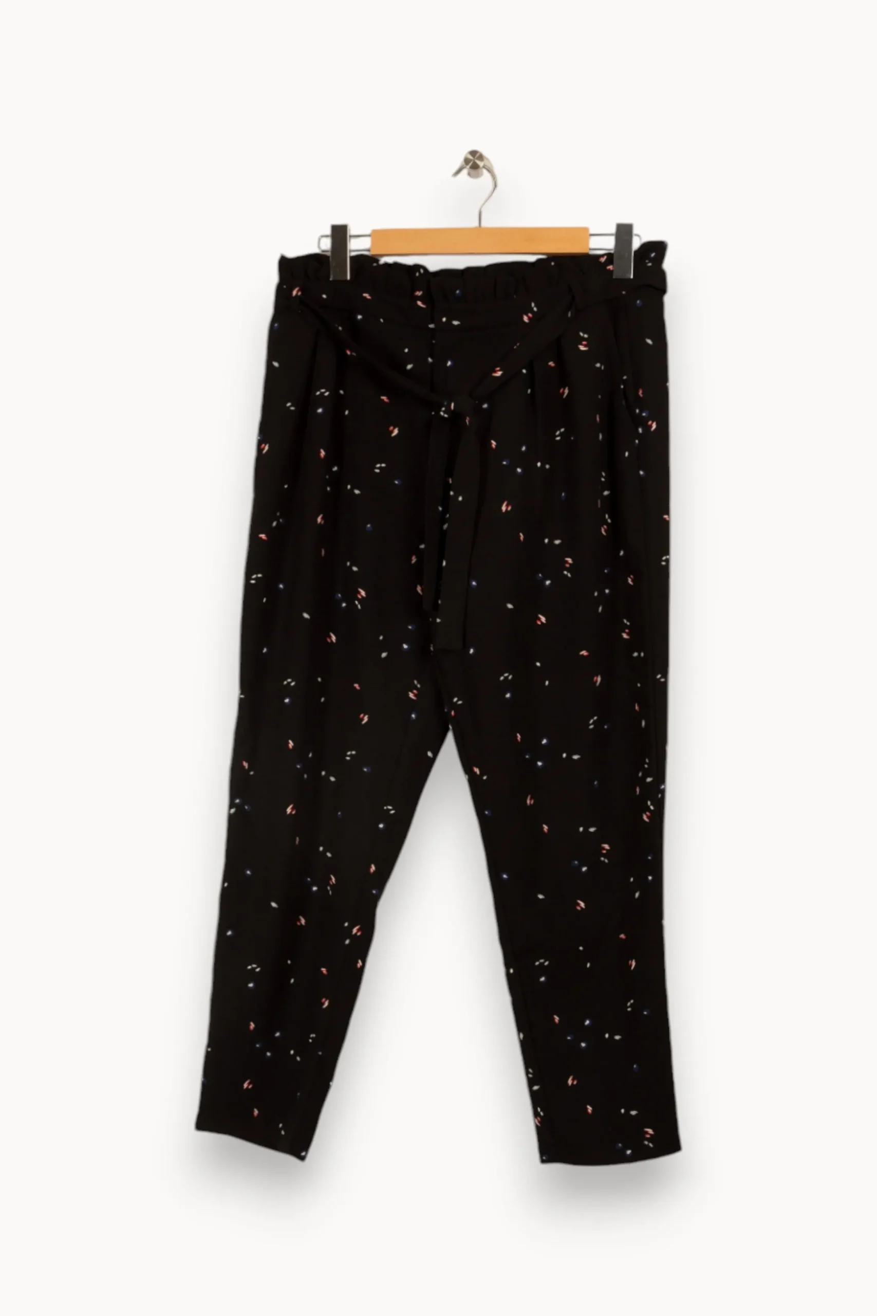 Clearance I.Code Pantalon à motifs - Taille XXL/44 Noir