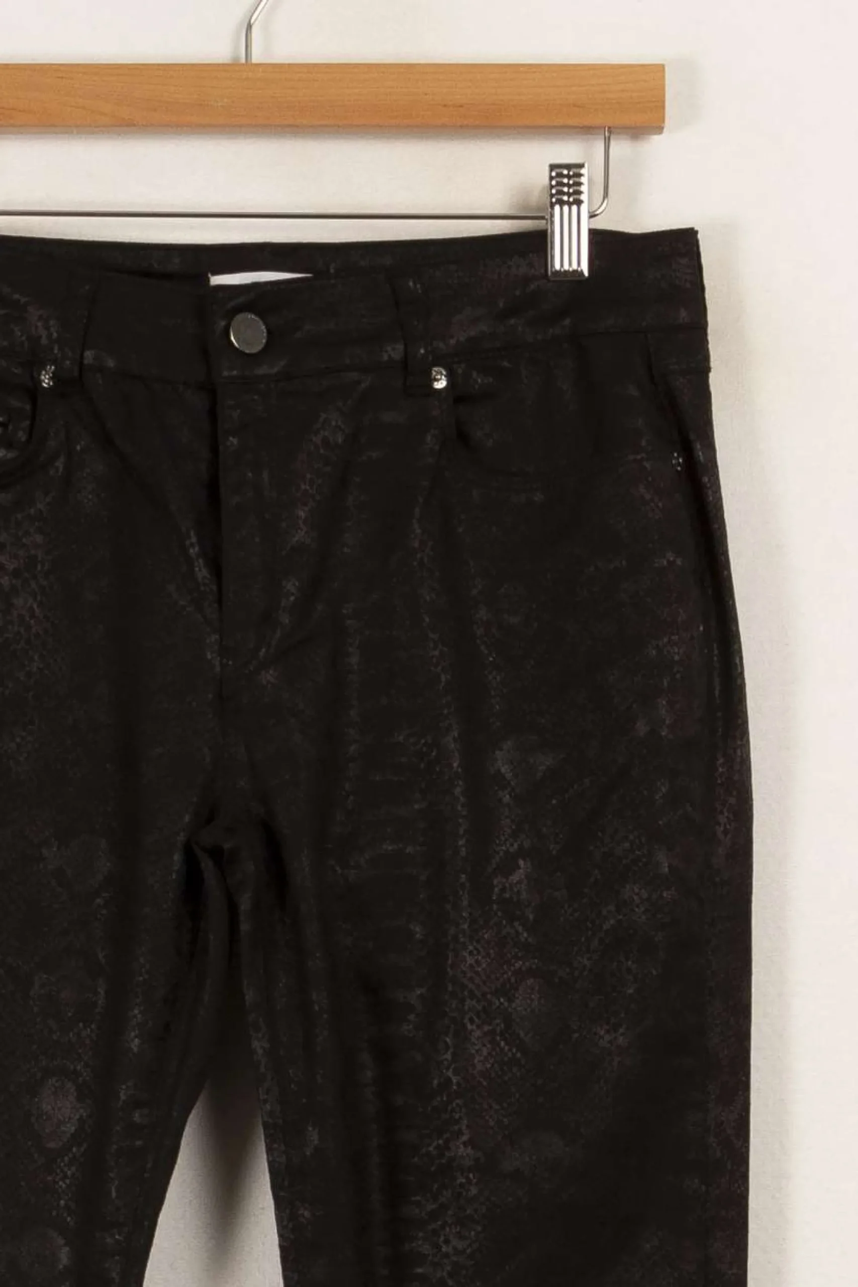 Store ZAPA Pantalon à motifs - Taille L/40 Noir