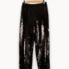 Clearance The Kooples Pantalon à sequins - Taille M/38 Noir