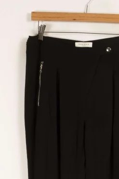 Fashion Sandro Pantalon - Taille M/38 Noir