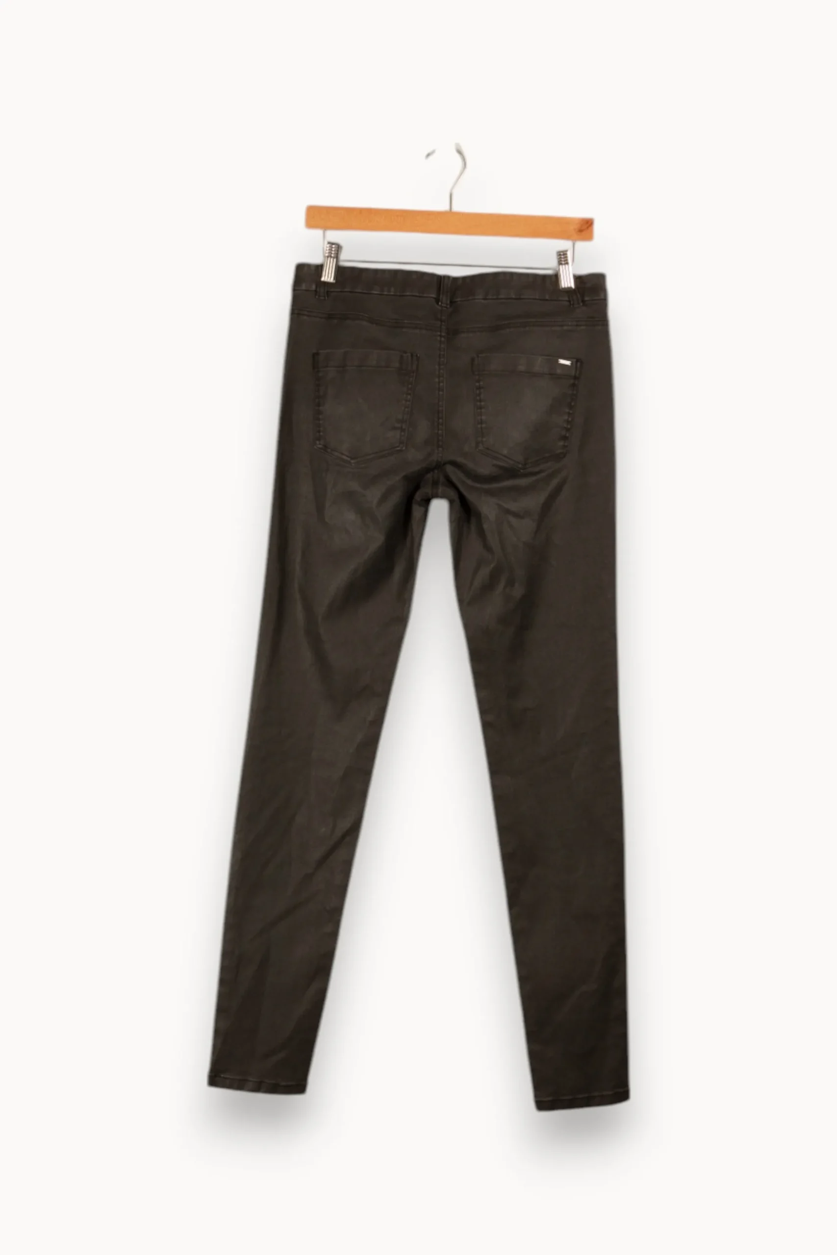 Discount IKKS Pantalon brillant - Taille XL/42 Noir
