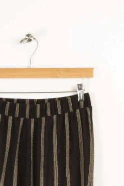 Outlet La Fée Maraboutée Pantalon et blanc - S/36 Noir