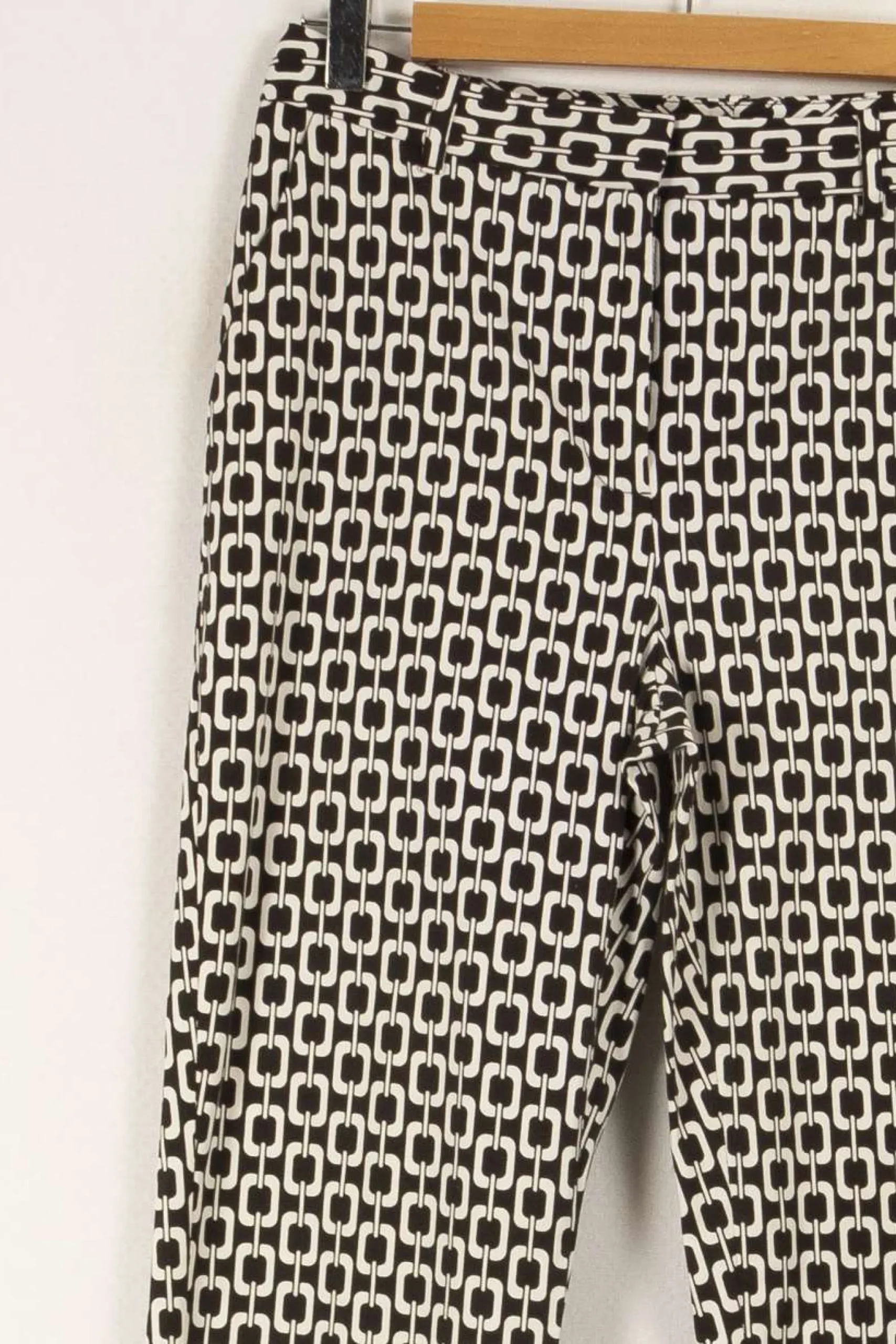 Online Caroll Pantalon et blanc - Taille M/38 Noir