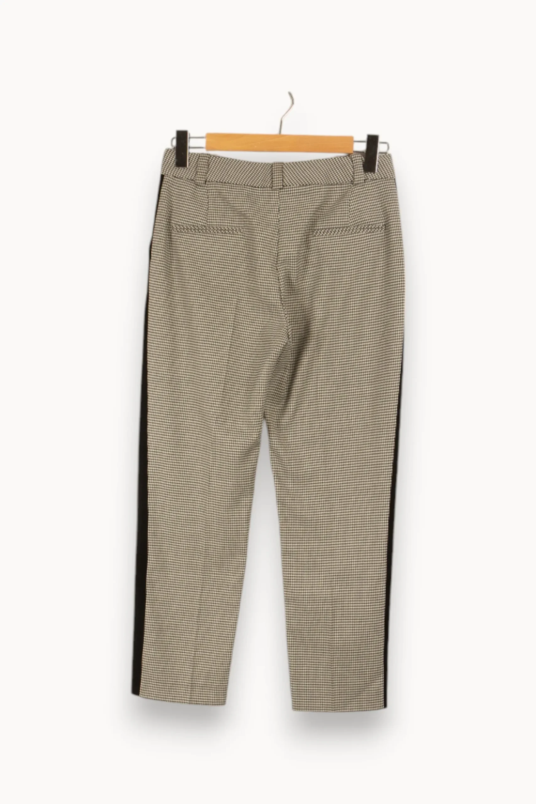 Flash Sale Claudie Pierlot Pantalon noir et blanc - Taille S/36 Gris