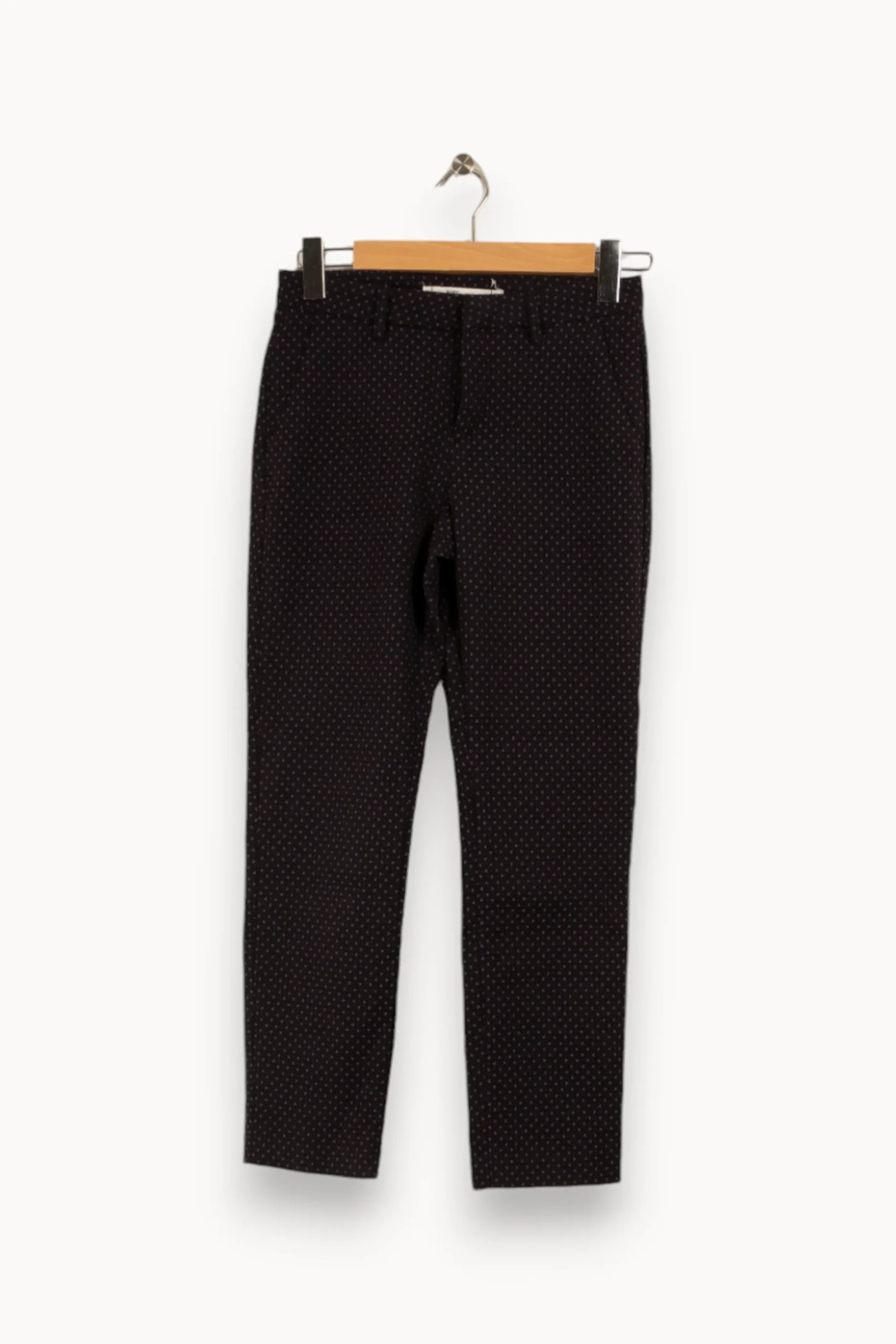 Fashion Sud express Pantalon et violet - Taille S/36 Noir