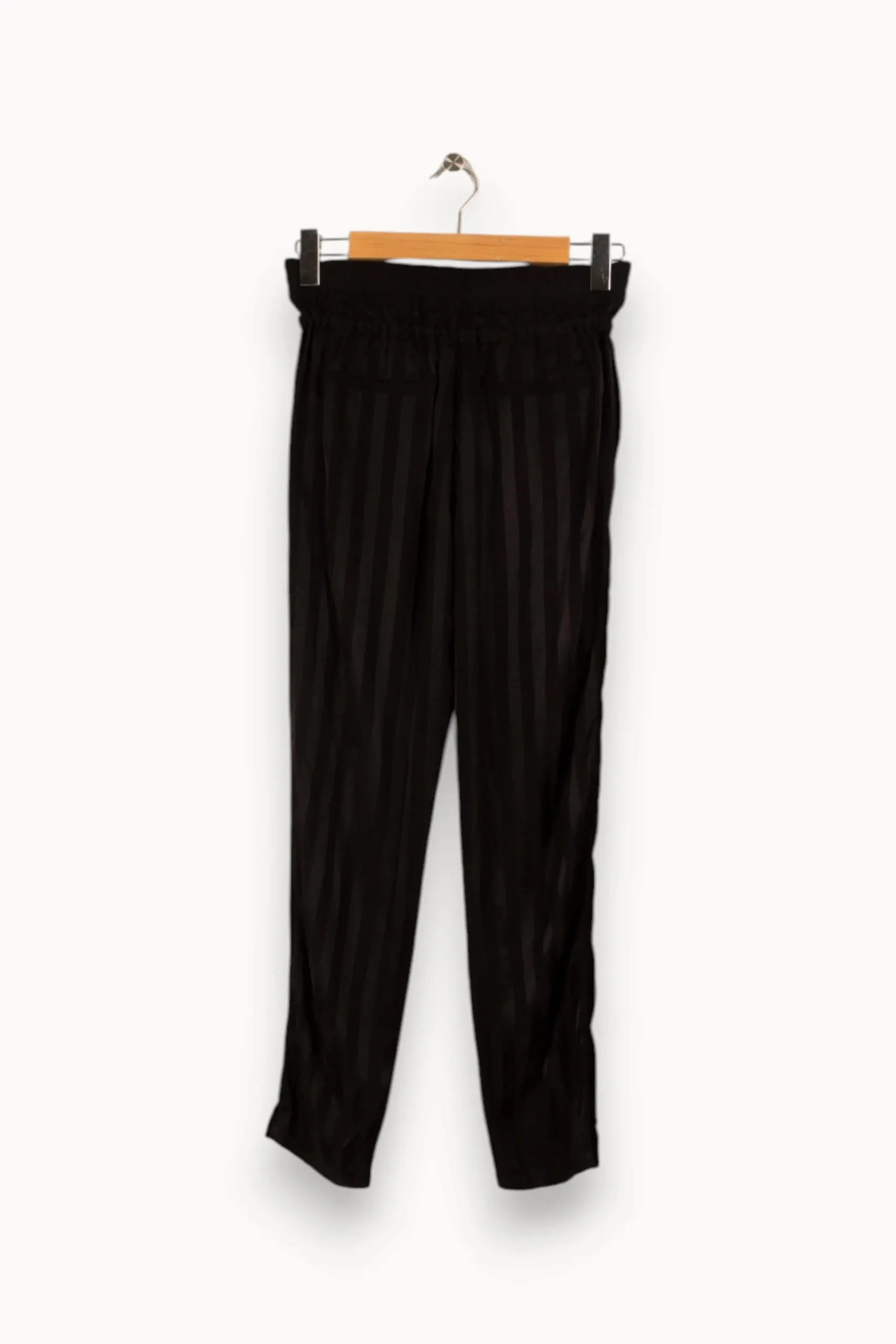 Fashion Imperial Pantalon rayé - Taille M/38 Noir